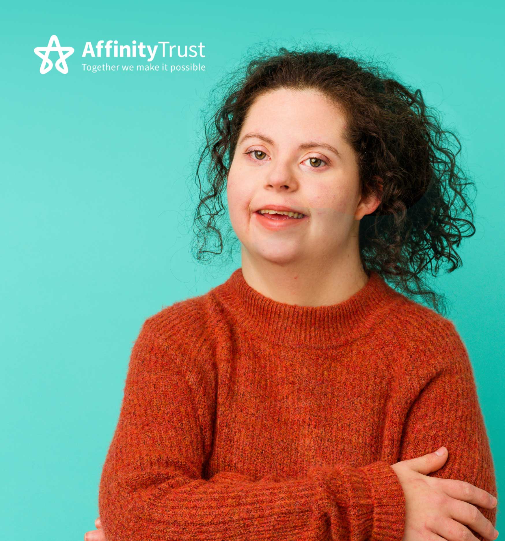 Smiling Girl for Affinity Trust charity